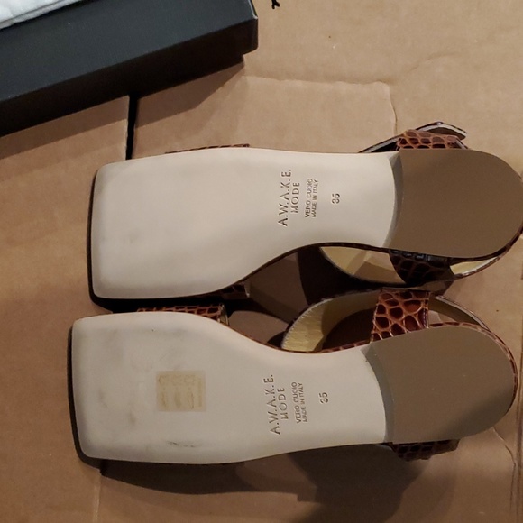 NIB $695 Awake Mode Riley croc sandals - Picture 6 of 10